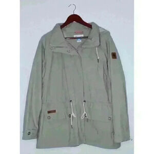 Columbia Windbreaker Preppy Cozy Casual Relaxed Fit Boho Jacket Women's Size x1